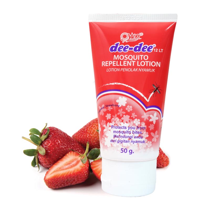 Dee Dee Mosquito Repellent Strawberry 50gr | Pemakaian Luar | Perawatan Bayi | dee dee | gogobli