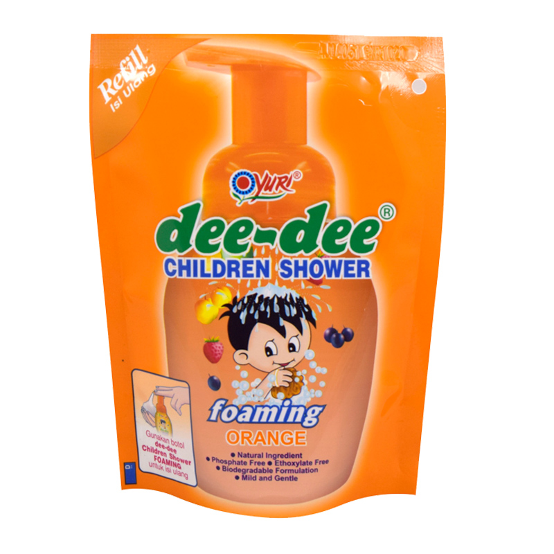 Dee Dee Children Shower Foaming Orange 200ml Pouch | Gogobli