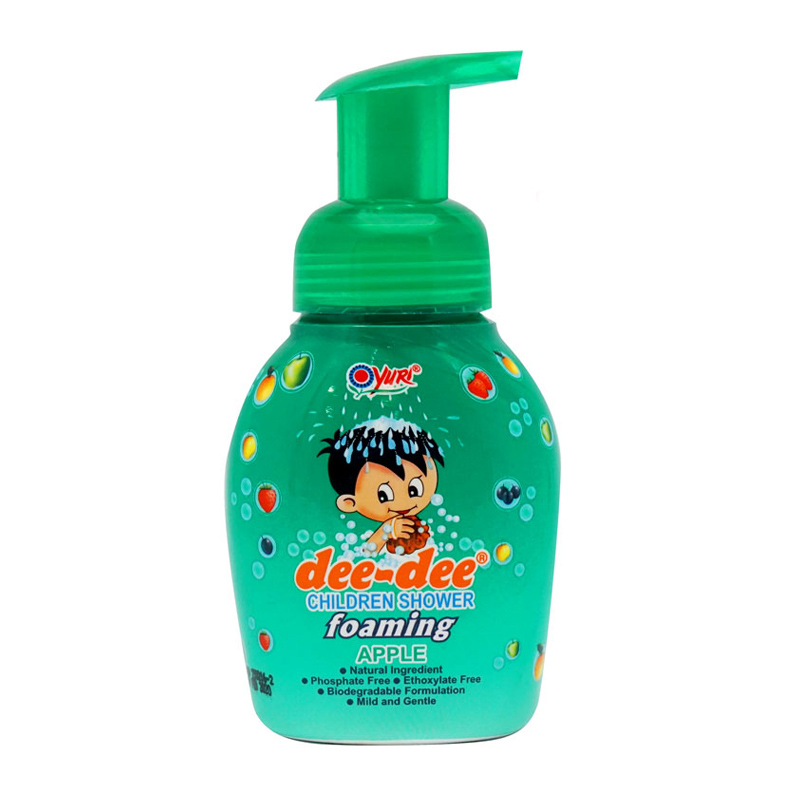Dee Dee Children Shower Foaming Apple 225ml Botol Pump | Gogobli