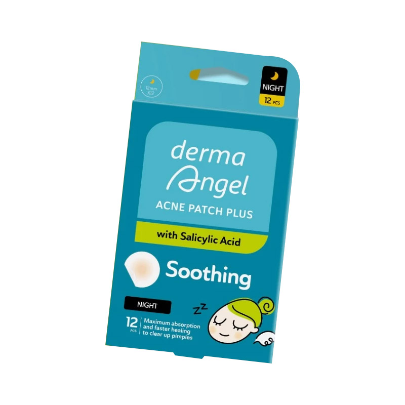 Derma Angel Acne Patch Plus With Salicylic Acid Night 12s | Gogobli