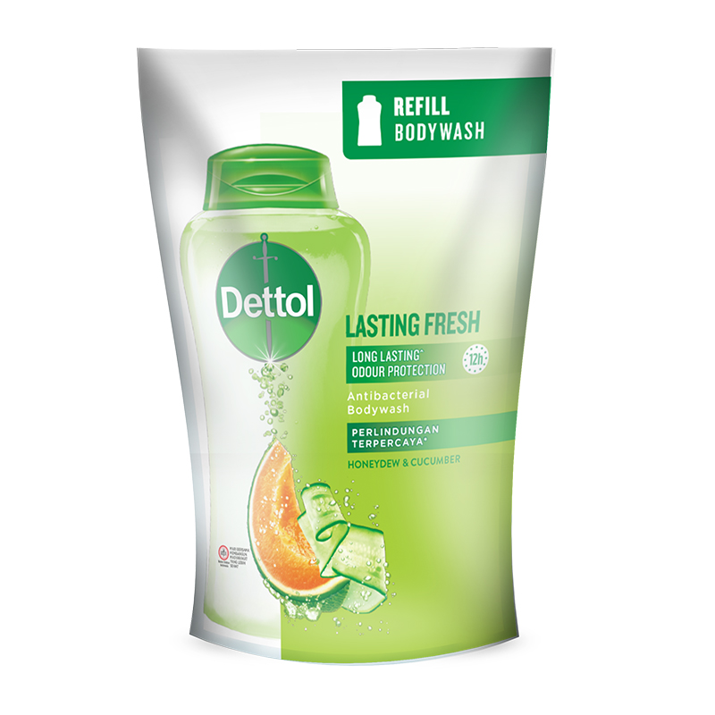 Dettol Pouch Bodywash Lasting Fresh 410gr | Gogobli