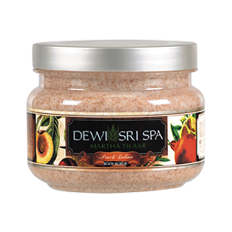 Dewi Sri Spa Body Scrub Peach Delima 380ml | Gogobli