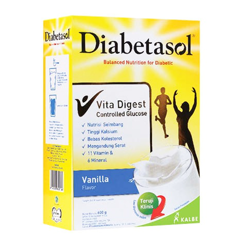 Diabetasol Vanilla 600gr | Gogobli