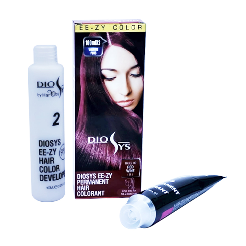 Jual Diosys Ee Zy Permanent Hair Colorant Red Wine Hk Ez 09 Gogobli Cat rambut terbaik dari miranda, nyu, yang bagus untuk ombre, highlight, menutupi uban, juga cocok di kulit sawo matang & sensitif dengan hasil permanen. idr