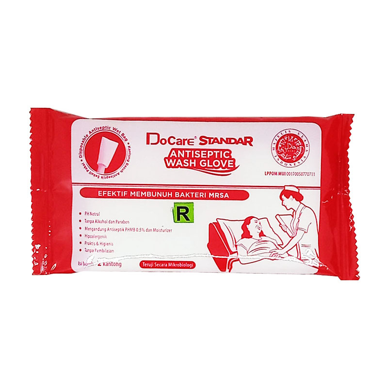DoCare Standar Antiseptic Wash Glove 2s | Gogobli