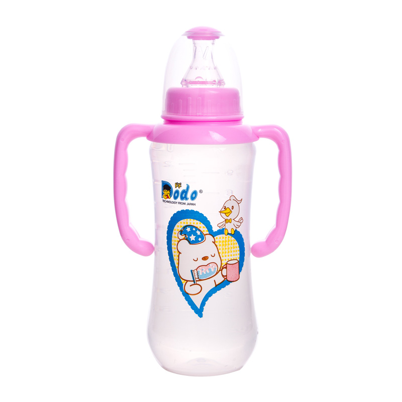 Dodo Botol PP Streamline Handle Pink 150ml | Gogobli