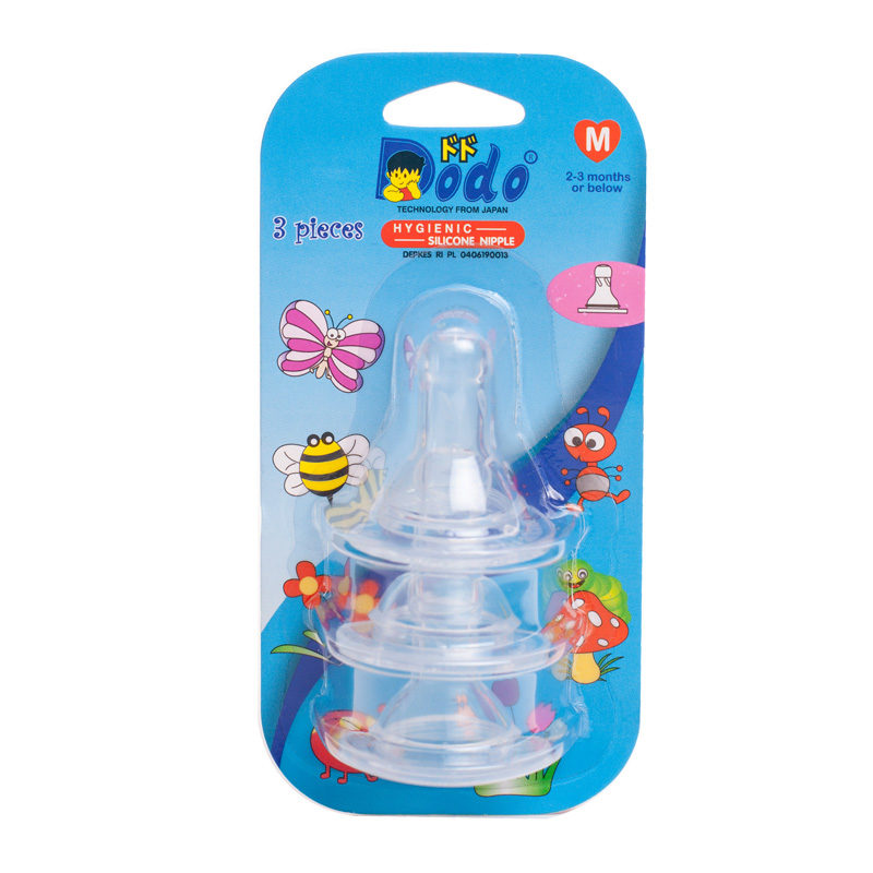 Dodo Nipple Blister Pack 3 Pcs Size M | Gogobli