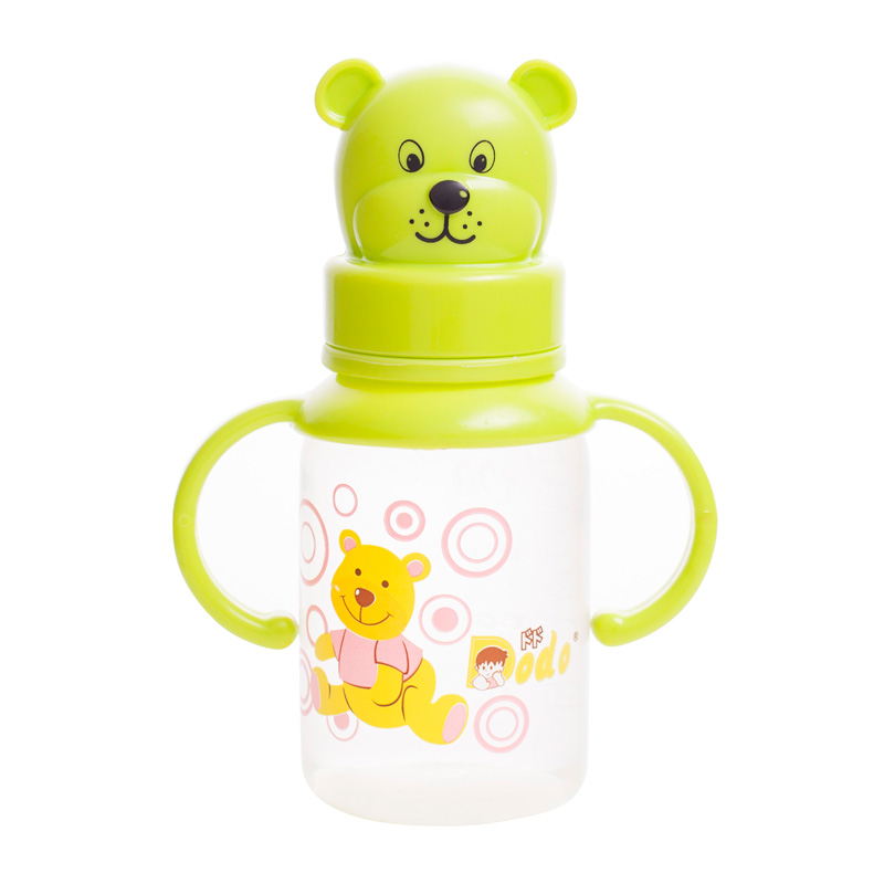 Dodo Botol PP Bear With Handle Hijau 4 Oz | Gogobli