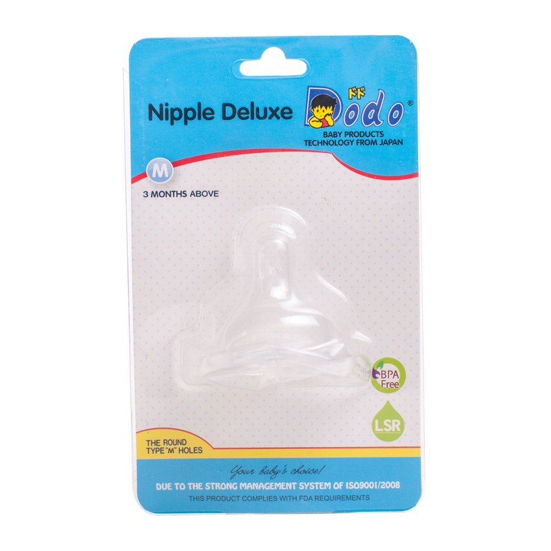 Dodo Nipple Deluxe Blister Size M | Gogobli