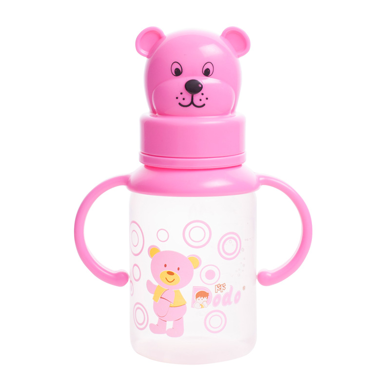 Dodo Botol PP Bear With Handle Pink 4 Oz | Gogobli