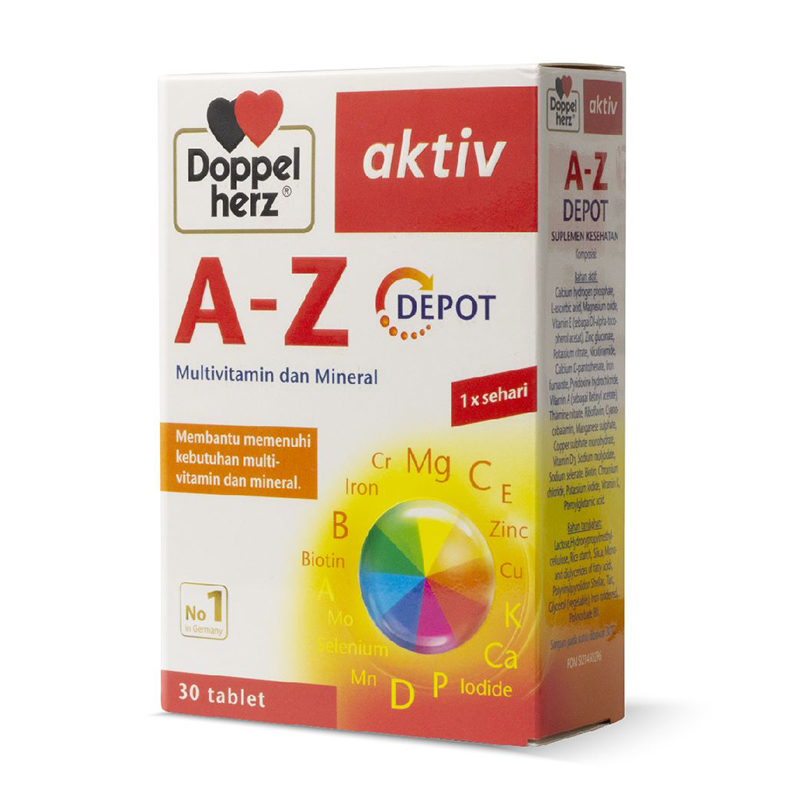 Doppelherz Aktiv A-Z Depot 30 Kapsul | Gogobli