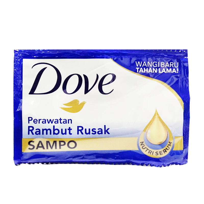 Dove Shampoo Perawatan Rambut Rusak Sachet 9ml | Gogobli