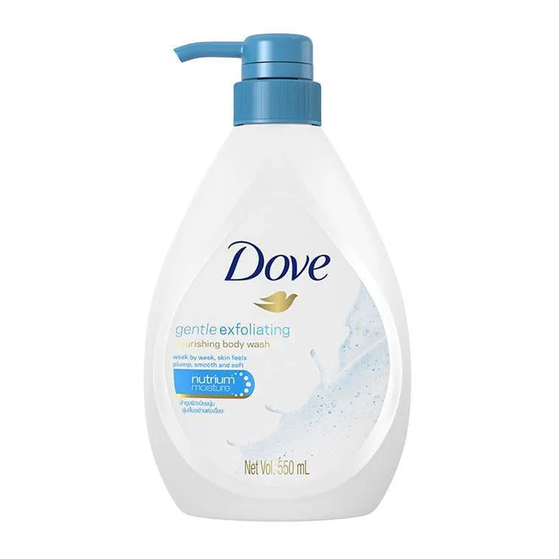 Dove Nourishing Body Wash Gentle Exfoliating 550ml | Gogobli