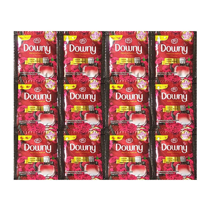 Downy Pelembut Dan Pewangi Pakaian Premium Perfume Passion 8ml (12pcs) | Gogobli