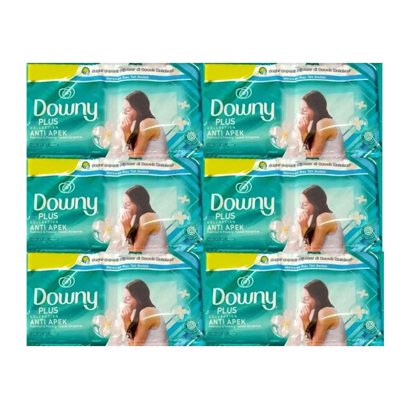 Downy Pelembut Dan Pewangi Pakaian Anti Apek 8ml (12pcs) | Gogobli
