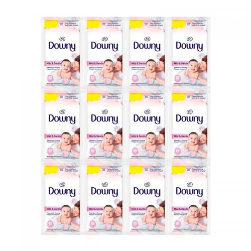 Downy Pelembut Dan Pewangi Pakaian Mild & Gentle 18ml (12pcs) (ED: Sept 25) | Gogobli