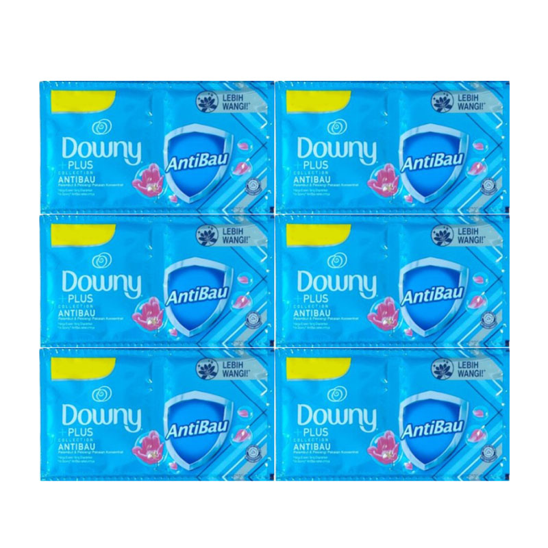 Downy Pelembut Dan Pewangi Pakaian Anti Bau 10ml (12pcs) | Gogobli