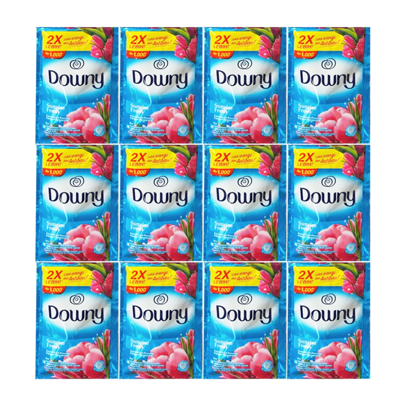 Downy Pelembut Dan Pewangi Pakaian Sunrise Fresh 24ml(12pcs) | Gogobli