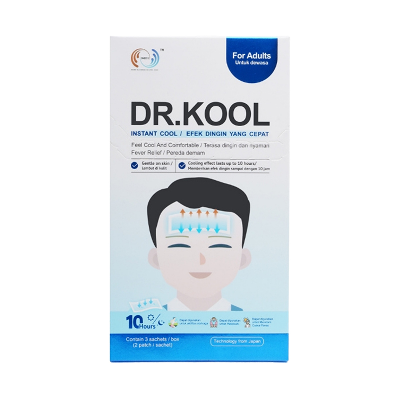 Dr.Kool For Adults Box (3 Sachets @ 2 Patches) | Gogobli