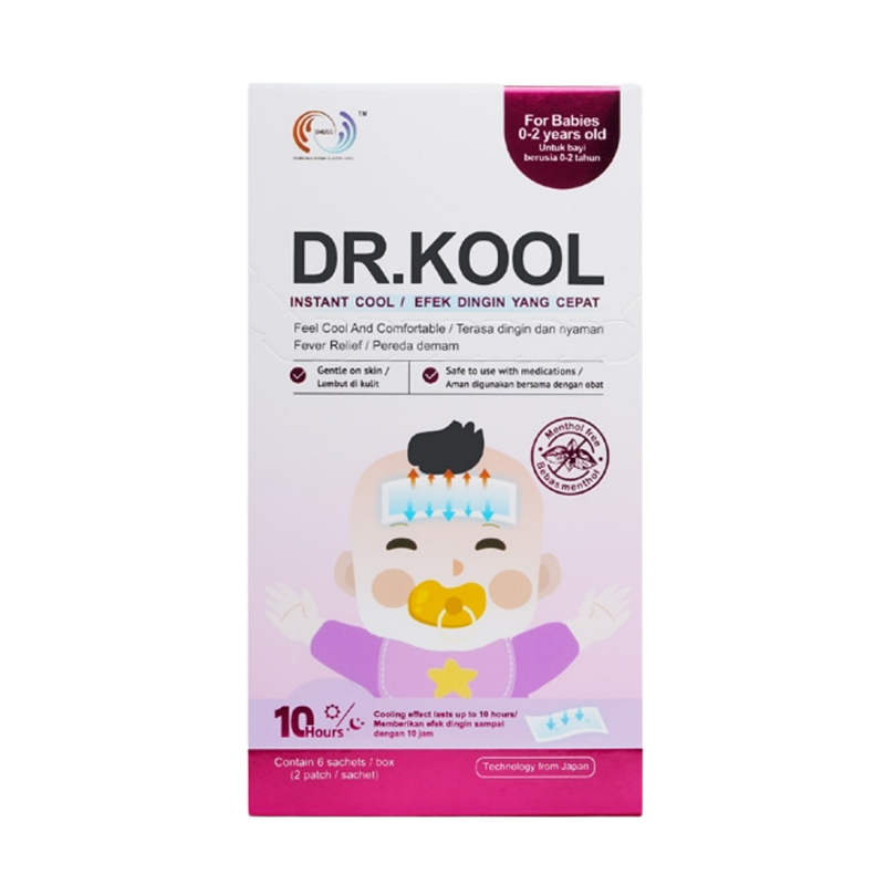 Dr.Kool For Baby Box (6 Sachets @ 2 Patches) | Gogobli