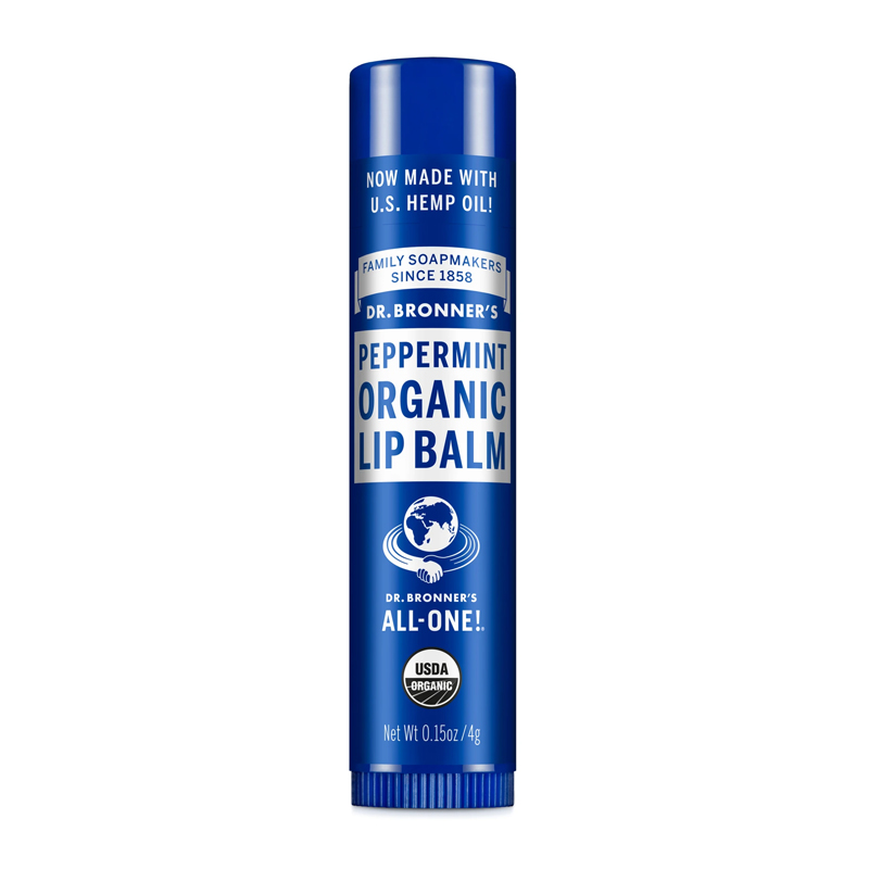 Dr Bronners Organic Lip Balm Peppermint 4gr (ED: Okt 25) | Gogobli