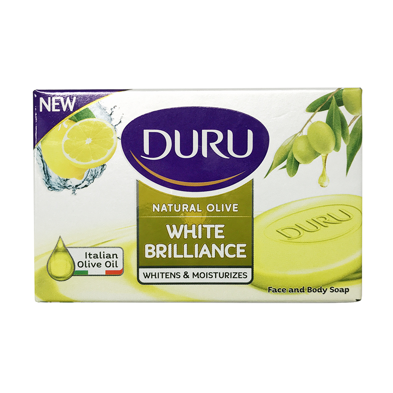 Duru Natural Olive White Brilliance 90gr | Gogobli
