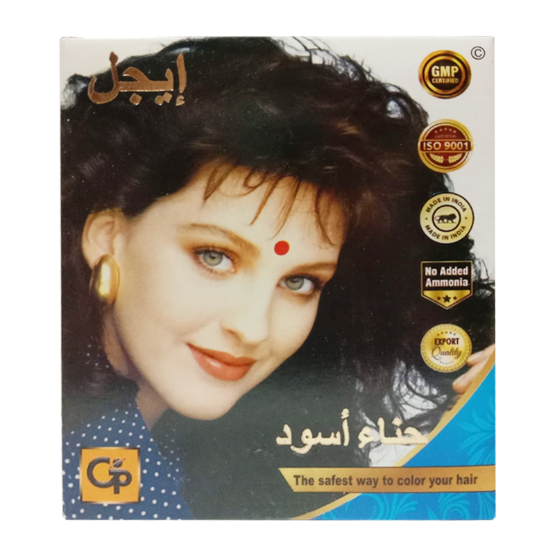 Eagles Black Henna Hair Dyes Box (6pcs @10gr) | Gogobli