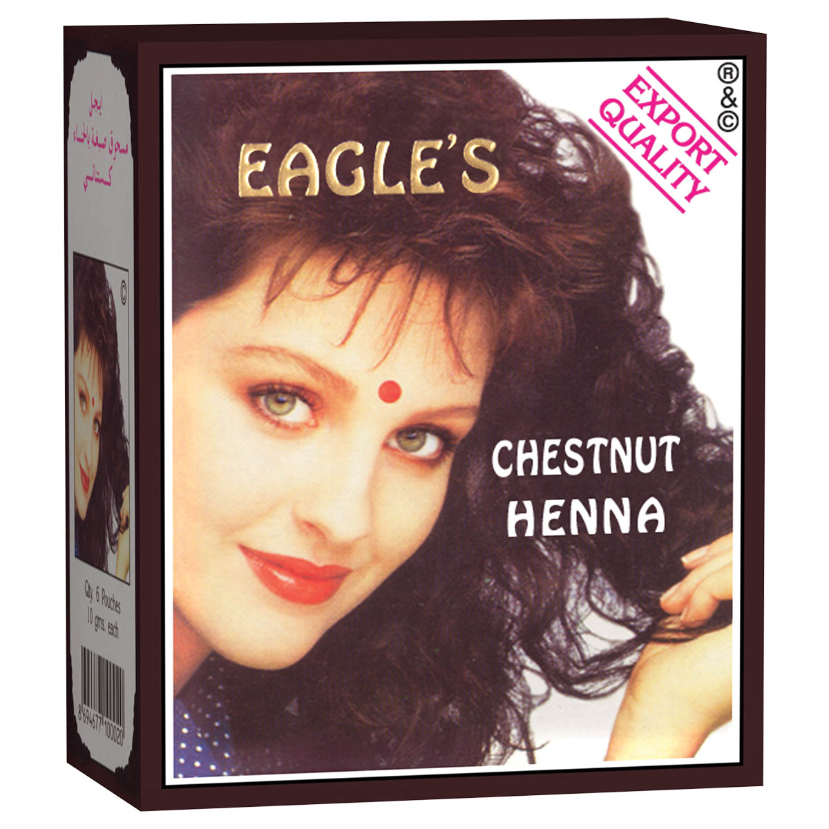 Eagles Chestnut Henna Hair Dyes Box (6pcs @10gr) | Gogobli