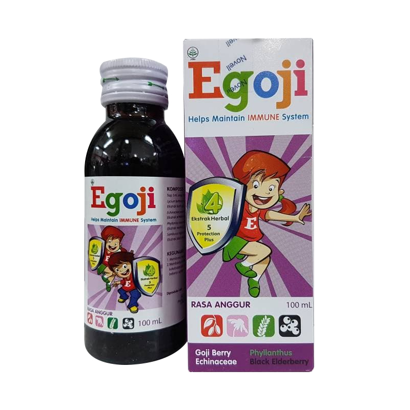 Egoji Syrup Anggur 100ml (ED: Mar 24) | Gogobli