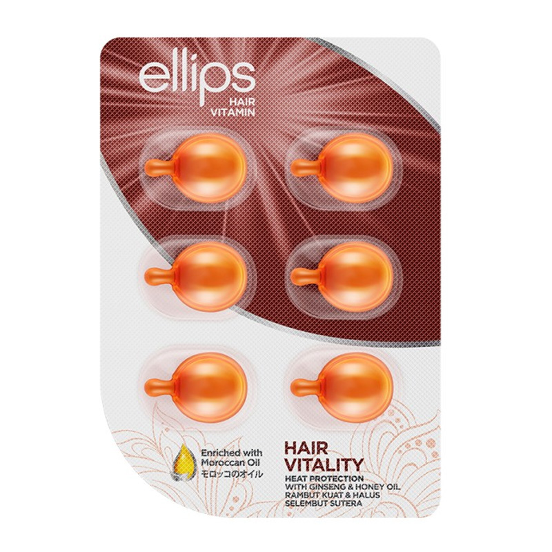 Ellips Hair Vitamin Moroccan Oil Vitality Blister | Gogobli