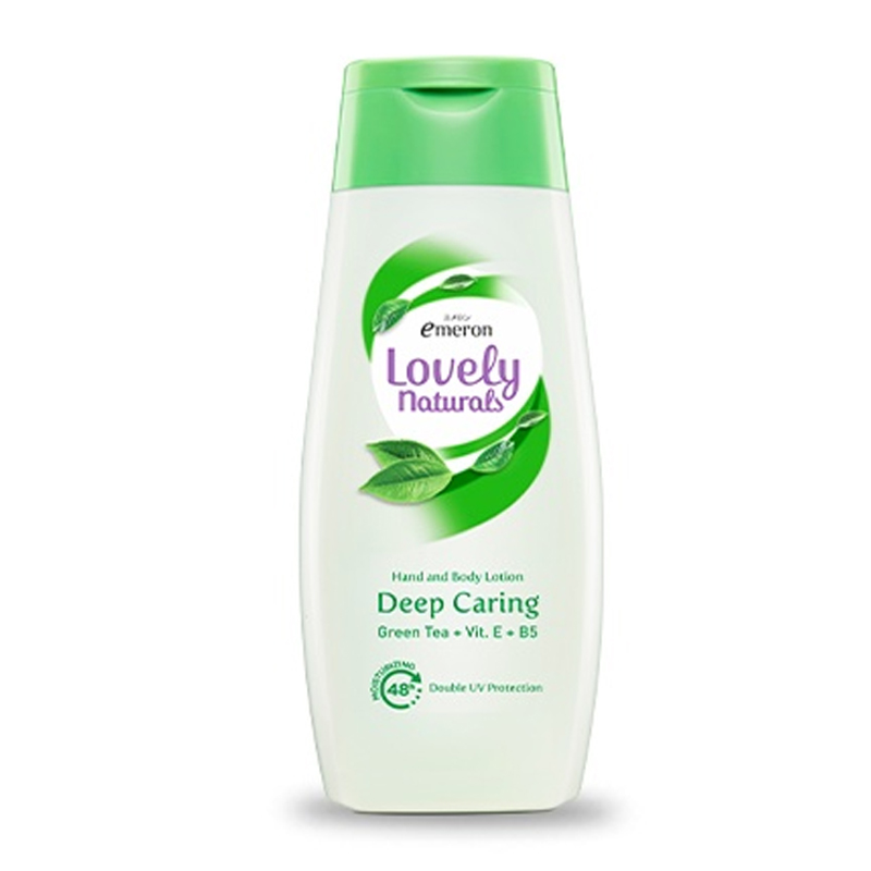 Emeron Lovely Natural Hand And Body Lotion Deep Caring Green Tea 200ml | Gogobli