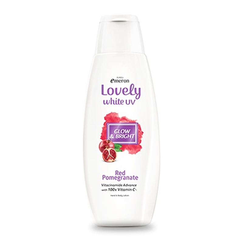 Emeron Lovely White UV Body Lotion Glow And Bright Red Pomegranate 100ml | Gogobli