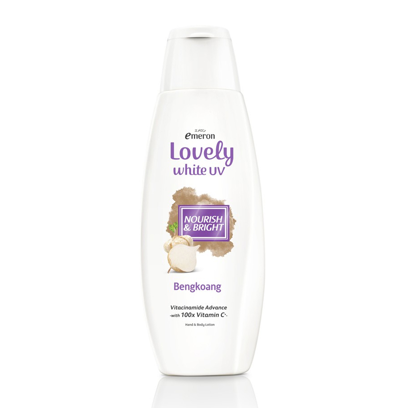 Emeron Lovely White UV Body Lotion Nourish And Bright Bengkoang 100ml | Gogobli