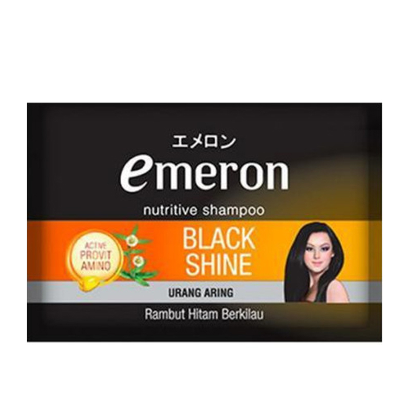Emeron Shampoo Black And Shine Sachet 12ml | Gogobli