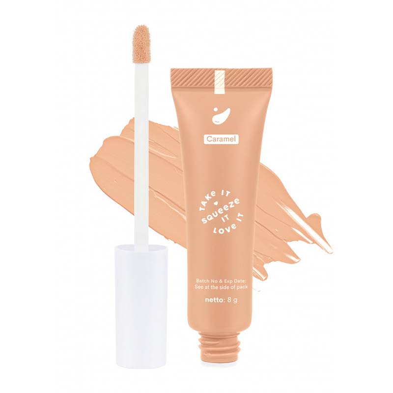 Emina Squeeze Me Up Liquid Concealer Caramel 8gr | Gogobli