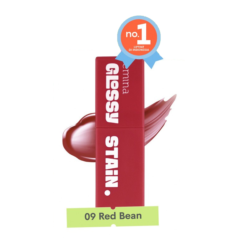 Emina Glossy Stain Red Bean 3gr | Gogobli