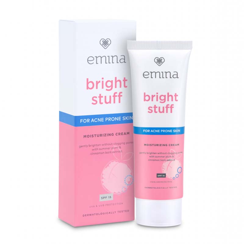 Emina Bright Stuff For Acne Prone Skin Moisturizing Cream 20ml | Gogobli