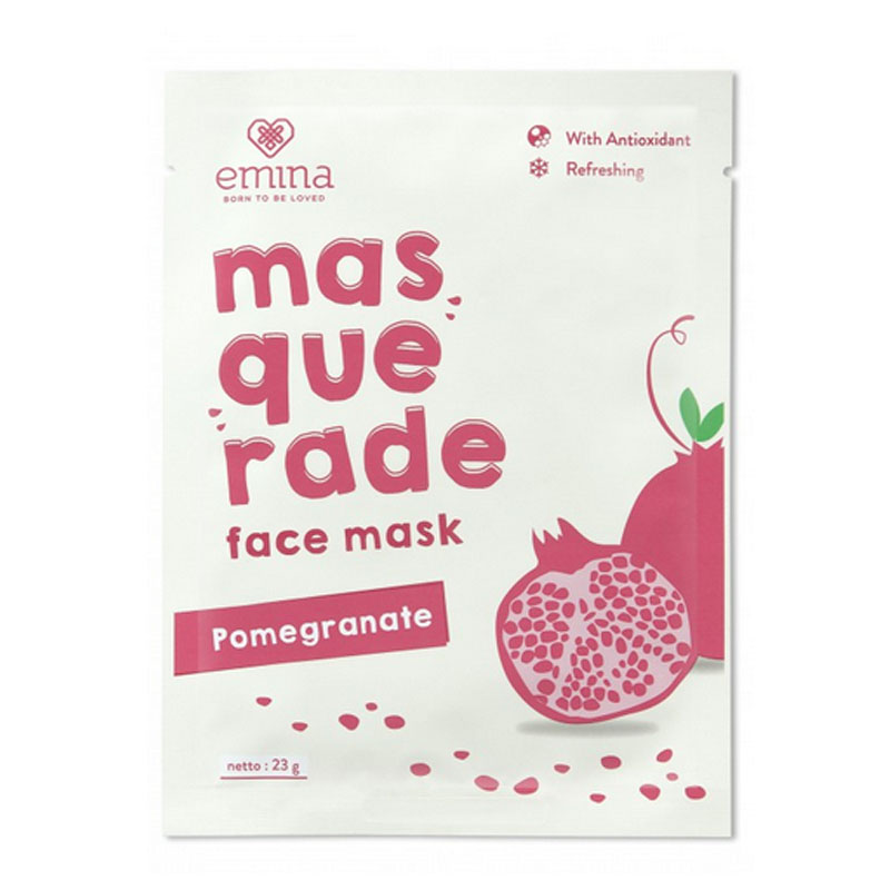 Emina Masquerade Face Mask Pomegranate 23gr | Gogobli
