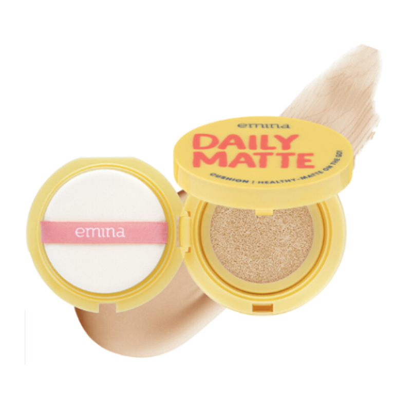 Emina Daily Matte Cushion N02 Natural 15gr | Gogobli