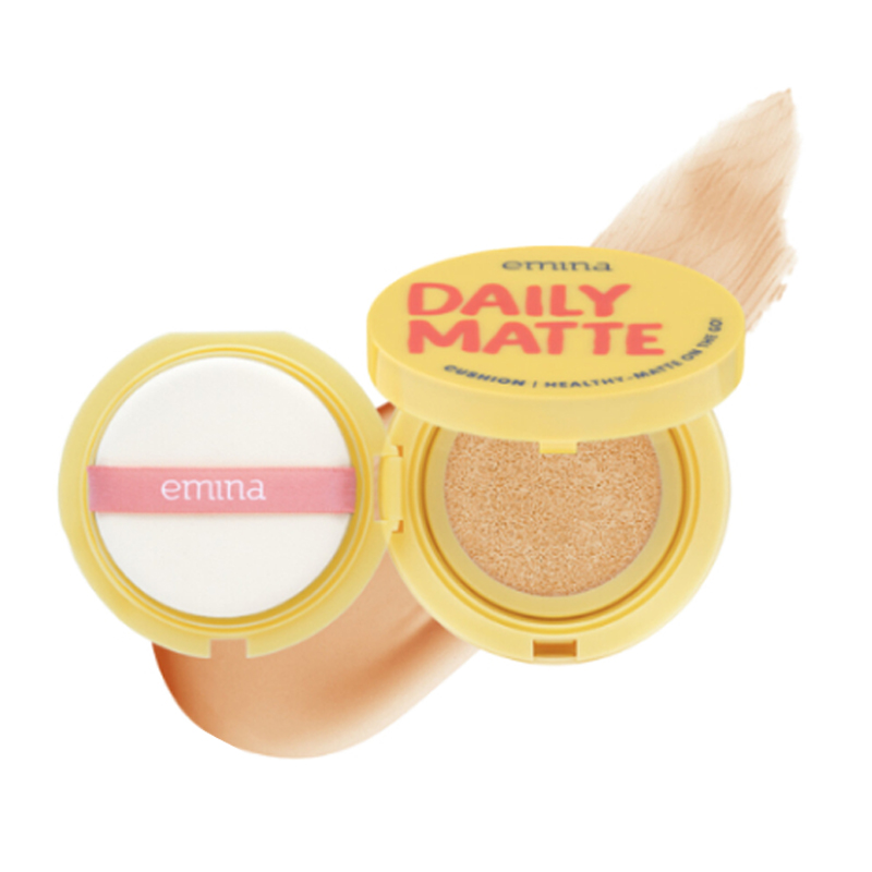 Emina Daily Matte Cushion W02 Natural 15gr | Gogobli