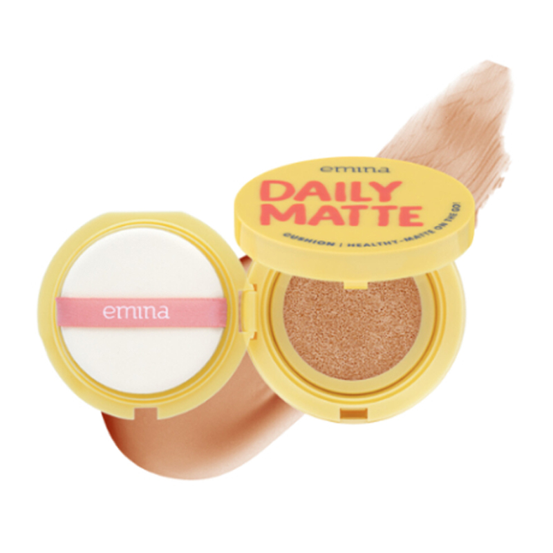 Emina Daily Matte Cushion W03 Caramel 15gr | Gogobli