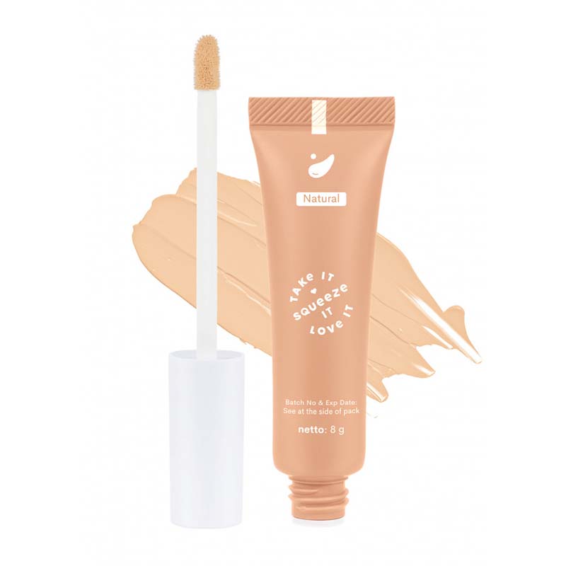 Emina Squeeze Me Up Liquid Concealer Natural 8gr | Gogobli