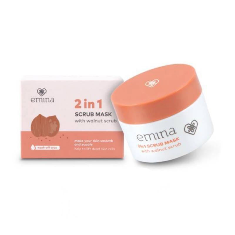 Emina 2 In 1 Scrub Mask | Gogobli