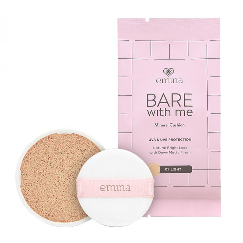 Emina Refill Bare With Me Mineral Cushion 01 Light | Gogobli