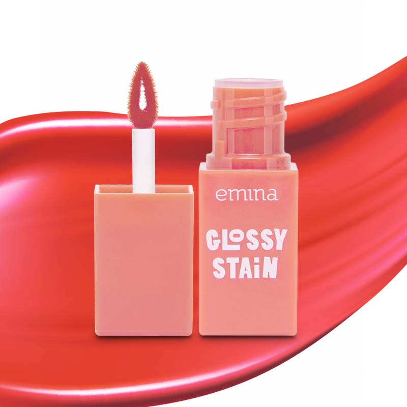 Emina Glossy Stain Peach Sprinkles 3gr | Gogobli