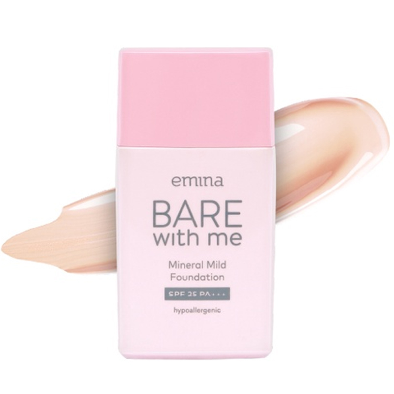 Emina Bare With Me Mineral Mild Foundation 01 Light  30gr  | Gogobli