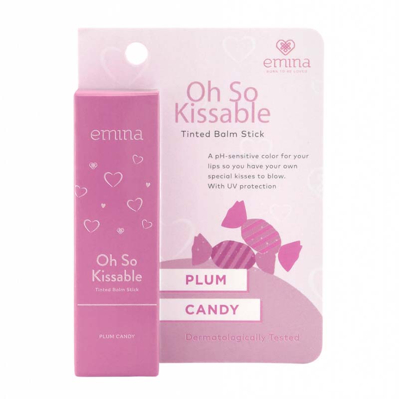 Emina Oh So Kissable Tinted Balm Stick Plum Candy 3.4gr | Gogobli