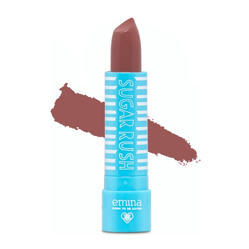 Emina Sugar Rush Lipstick 14 Mollen Brownie 3.8gr | Gogobli