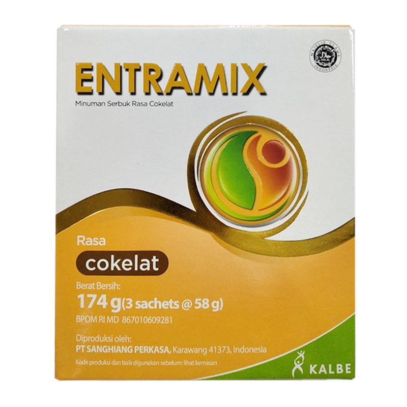 Entramix Cokelat 174gr (3 Sachet @ 58gr) | Gogobli