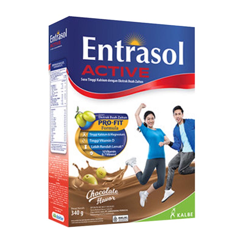 Entrasol Active Coklat 340gr (ED: Agust 25) | Gogobli